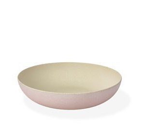 Salaattikulho Ø32cm Vaaleanpunainen/Valkoinen bambu