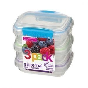 Sistema Klip it 200ml 3 Pack Accents