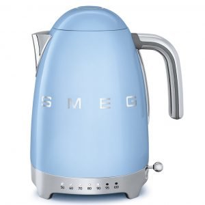 Smeg Vedenkeitin Säädettävä Lämpötila Ruostumaton Teräs Sininen 1.7 L