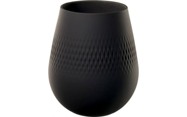 Villeroy & Boch Collier Noir Carre Vaasi Small Musta
