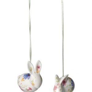 Villeroy & Boch Mariefleur Spring Bunny Pääsiäiskoriste 2 Kpl