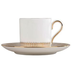 Wedgwood Gilded Weave Kahvilautanen