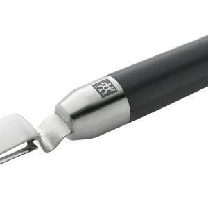 Zwilling Twin Pure Black Vihanneskuorija Liikkuvalla Terällä Ruostumaton Teräs Musta 20.5 Cm