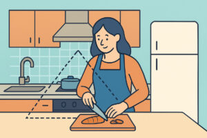 Keittiön ergonomia – työskentelykorkeudet ja toimiva kolmio