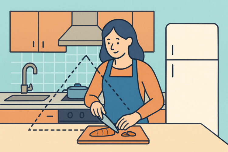 Keittiön ergonomia – työskentelykorkeudet ja toimiva kolmio