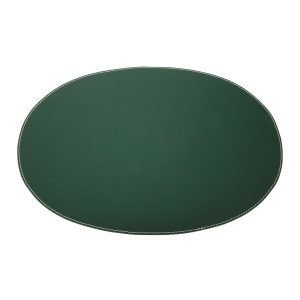 Ørskov Pöytätabletti Oval Tummanvihreä 35x48 Cm